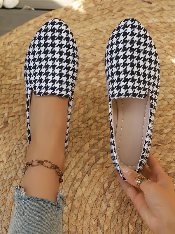 MIA™ - Women Solid Color Pointed Toe Slip On Flat Shoes