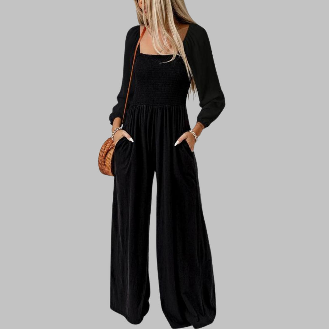 KISHA™ - Chic Loose Overall Wide Leg Jumpsuit