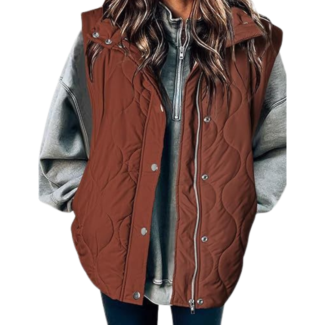 REESE™ - Oversized Lightweight Quilted Puffer Vest