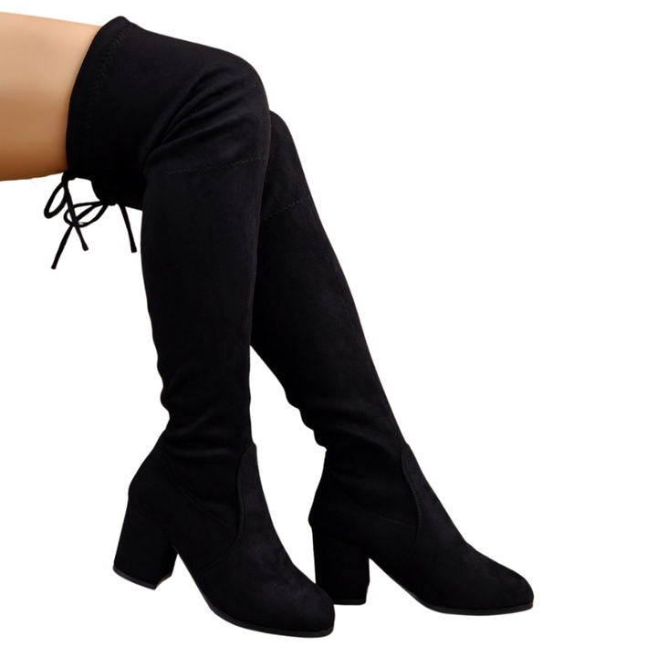 TRIXY™ – Fashionable Mid Heel Over-the-Knee Boots