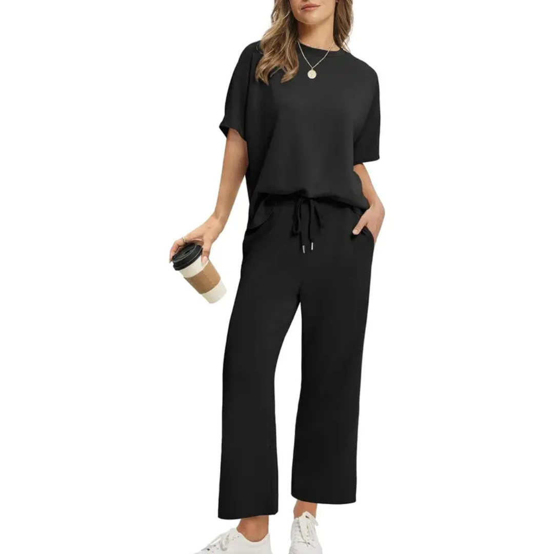 JULIE™ – Women's Oversized Cropped Lounge Set