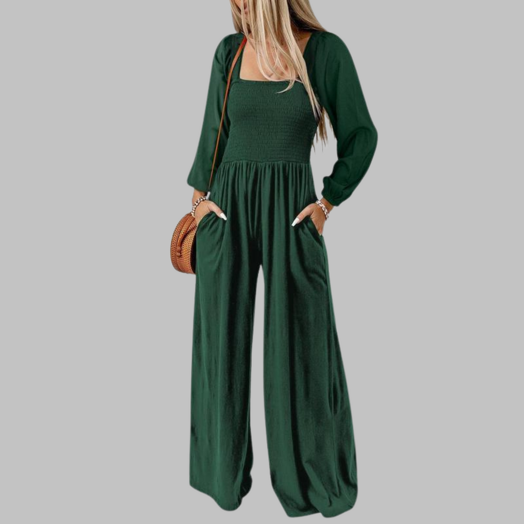 KISHA™ - Chic Loose Overall Wide Leg Jumpsuit