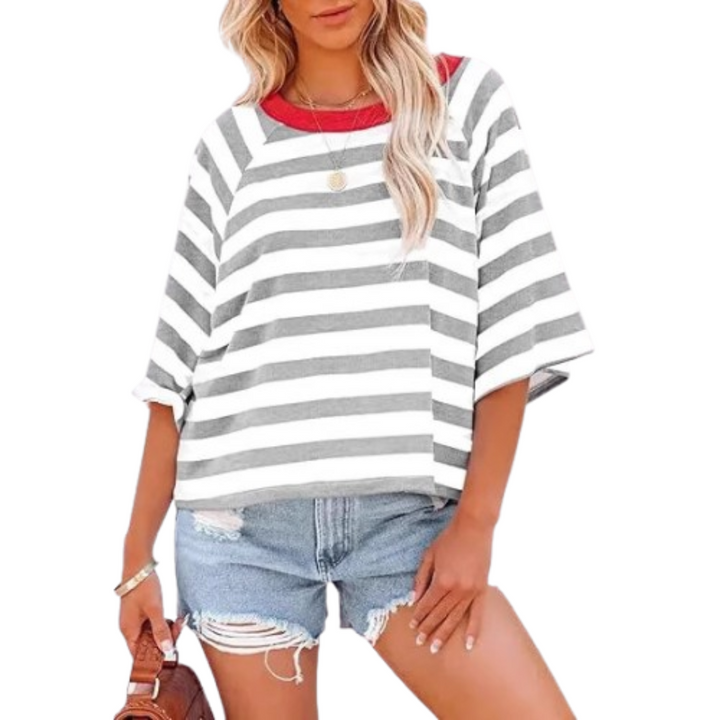MAOSIE™ – Trendy Loose Fit Summer Crewneck Top