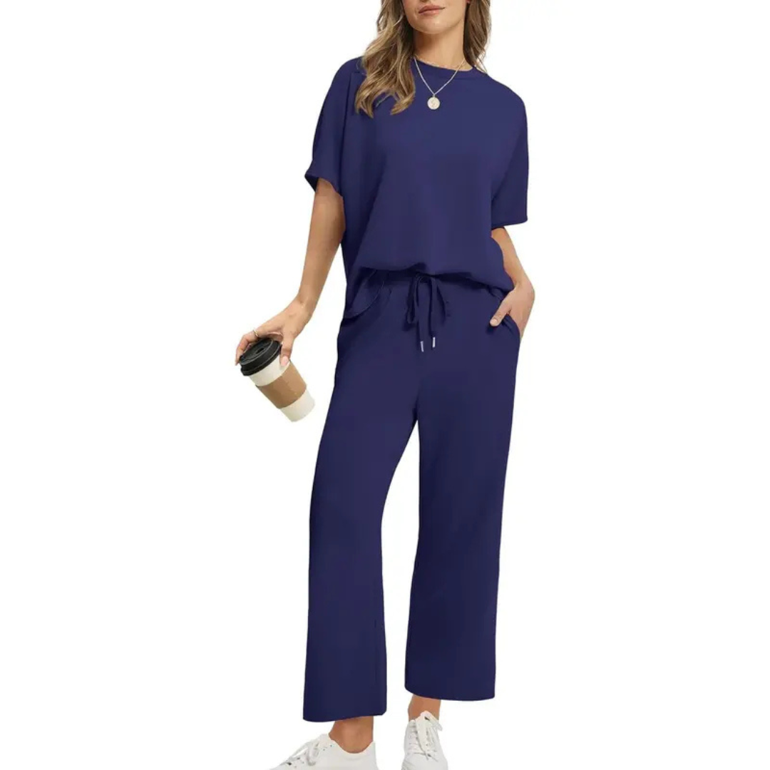 JULIE™ – Women's Oversized Cropped Lounge Set