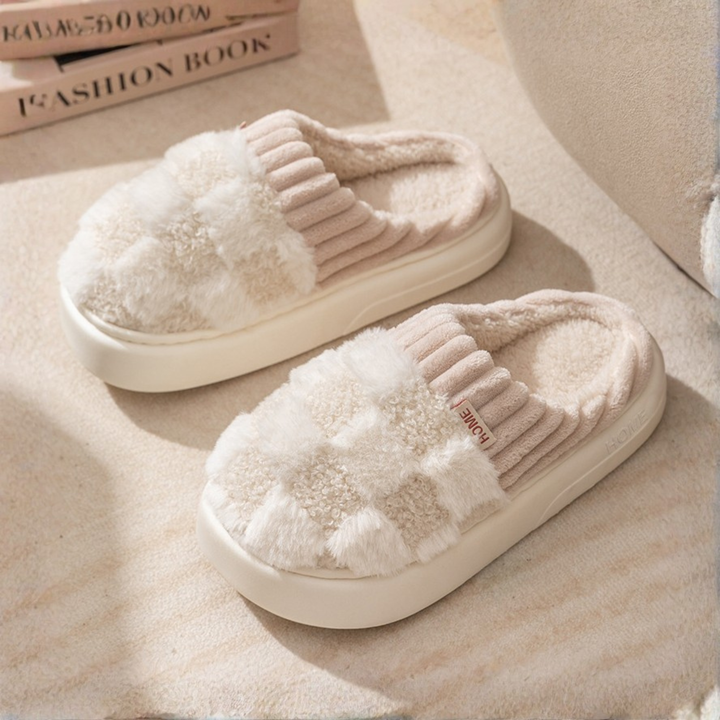 DAMINI™ - Comfy Fluffy Indoor Plush Non-Slip Slippers