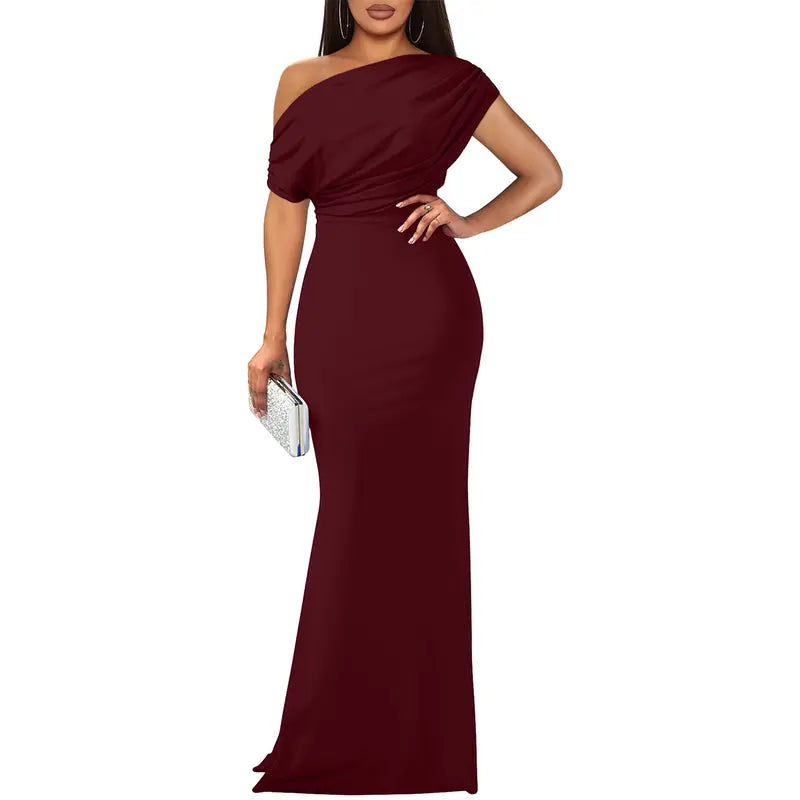 ROSELYN™ – Elegant Off-Shoulder Bodycon Evening Gown