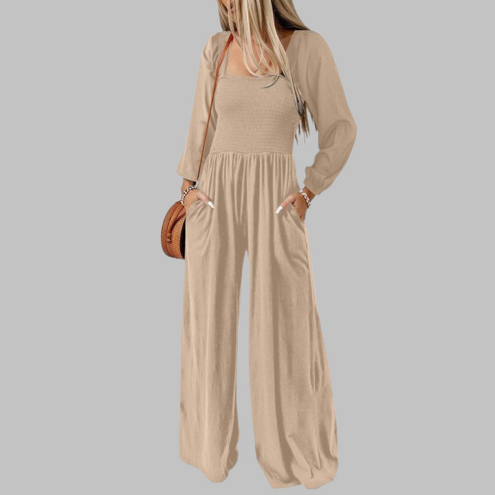 KISHA™ - Chic Loose Overall Wide Leg Jumpsuit
