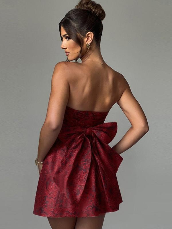 CAROLINE™ - Elegant Strapless A-Line Tube Dress for Summer & Dating