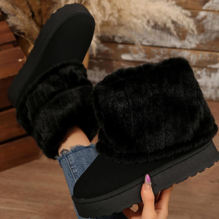 LUNA™ - Women Fluffy Lined Snow Boots Winter Platform Shoes