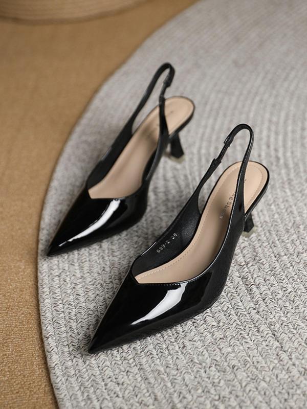 CLARA™ - Women Pointed Toe Slingback Heels for Work & Daily Wear