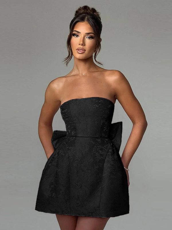 CAROLINE™ - Elegant Strapless A-Line Tube Dress for Summer & Dating