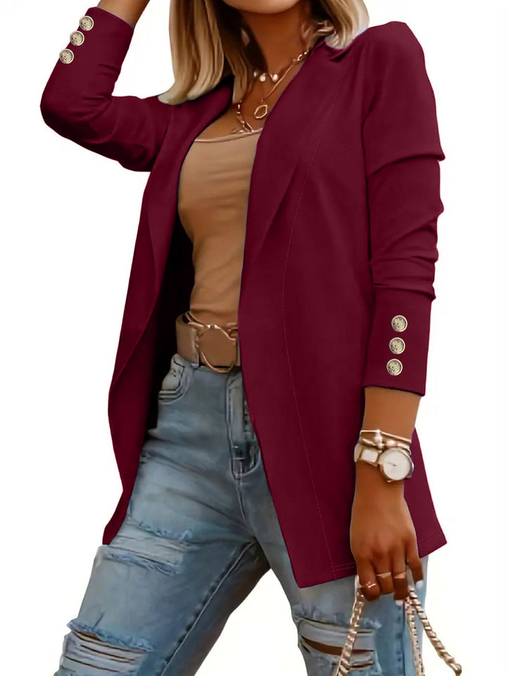 ODIN™ - Casual Long Sleeve Open Front Blazer