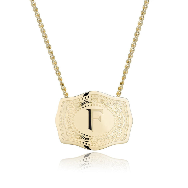 CINDY™ - Sleek Initial Letter Pendant Necklace