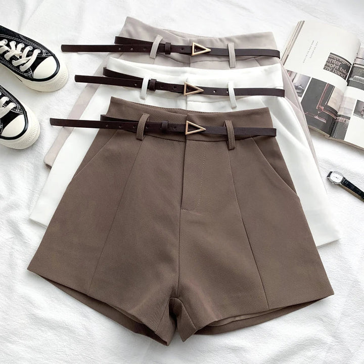 RACHELLE™ – Sleek High-Waist Shorts